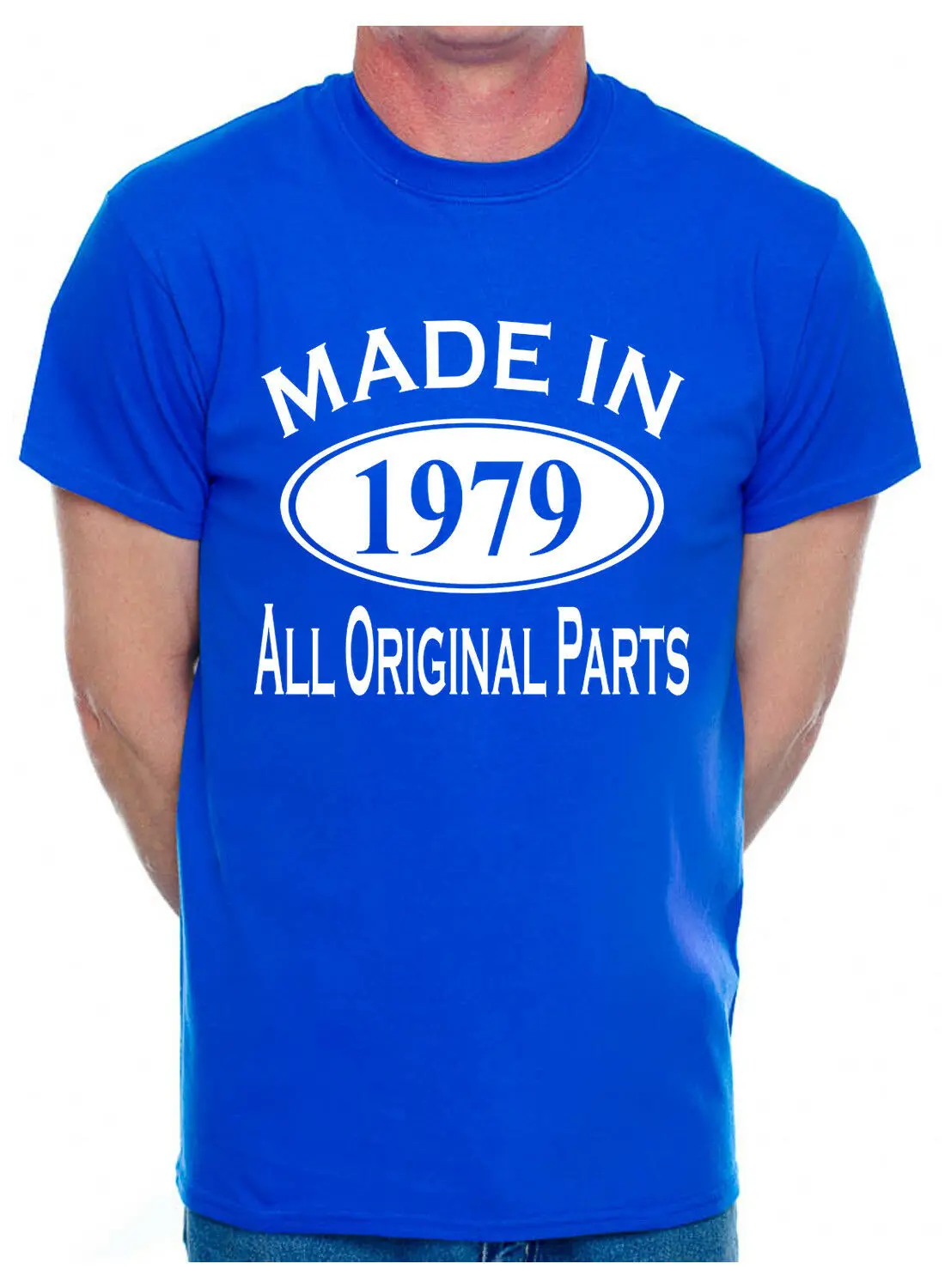 New 40th Birthday Present Made In 1979 Mens Age 40 Gift Funny T-Shirt T Shirts Hip Hop Streetwear | Мужская одежда
