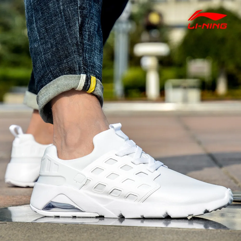 Li-Ning/Мужская обувь для образа жизни с пузырьками кроссовки дышащей подкладкой
