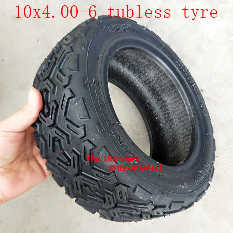Free shipping10X4.00-6 10*4.00-6 Tire Tubeless Vacuum Tyre For Harley Electric Citycoco Scooter Go karts ATV Quad bike OFF-Road |