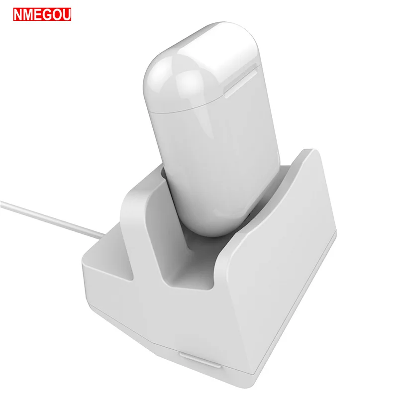 Зарядная Станция 2 в 1 док-станция зарядное устройство для Apple Airpods наушники IPhone IPad