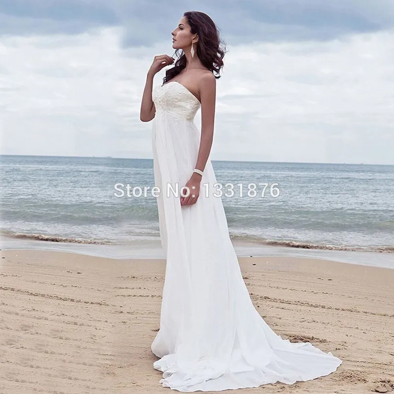 Beach Maternity Wedding Dresses Cheap 2016 Vestido De Noiva Chiffon Off The Shoulder Beaded Sweetheart Bridal | Свадьбы и торжества