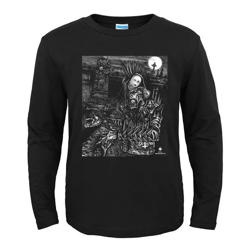 8 дизайнов Darkthrone рок рубашка 3D фитнес Hardrock тяжелый темный металл панк Хлопок Уличная длинные рукава черная футболка - Цвет: 6