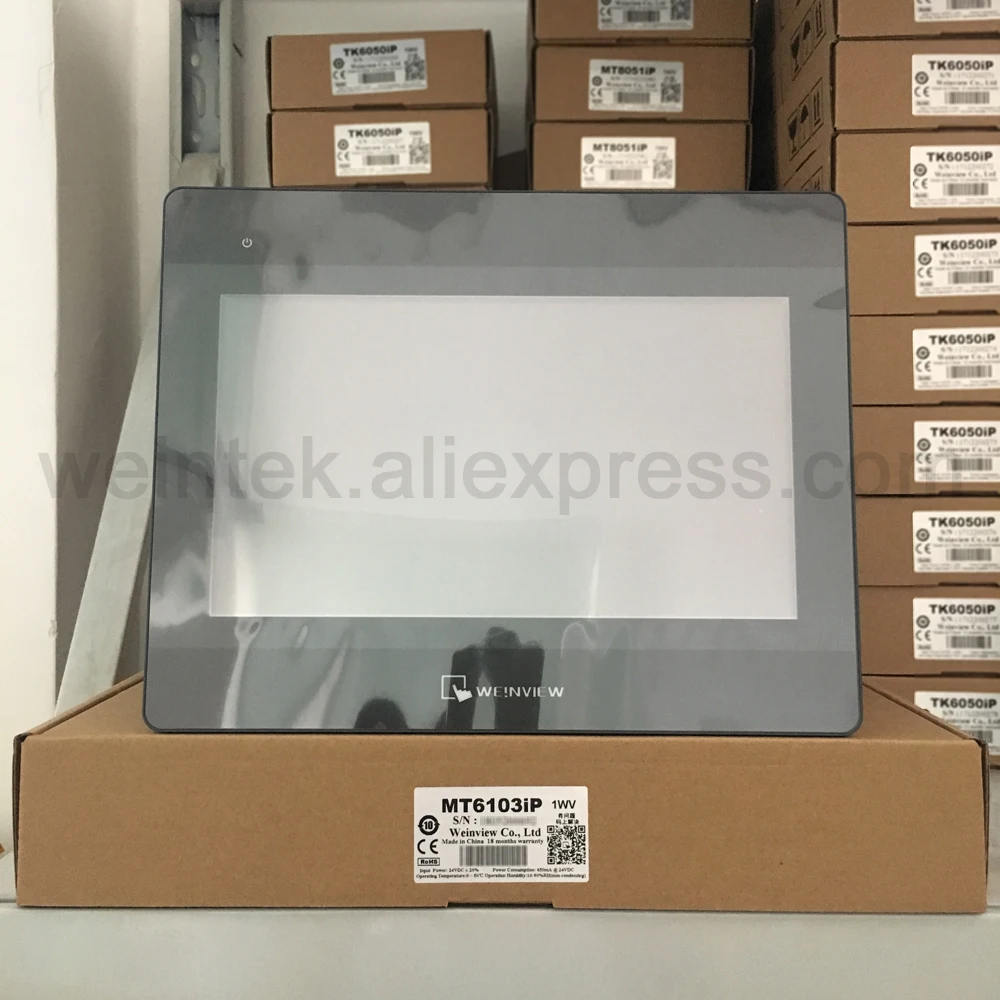 MT6103iP Weintek/человеко машинный интерфейс Weinview дюймов 10 1 Touch панель заменить MT6100i
