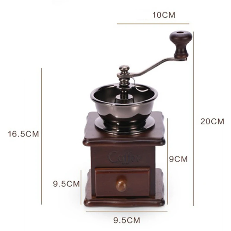 

HOT Manual Coffee Grinder, Hand Coffee Beans Grinding Machine, Hand Coffee Burr Mill,Manual Bean Grinder