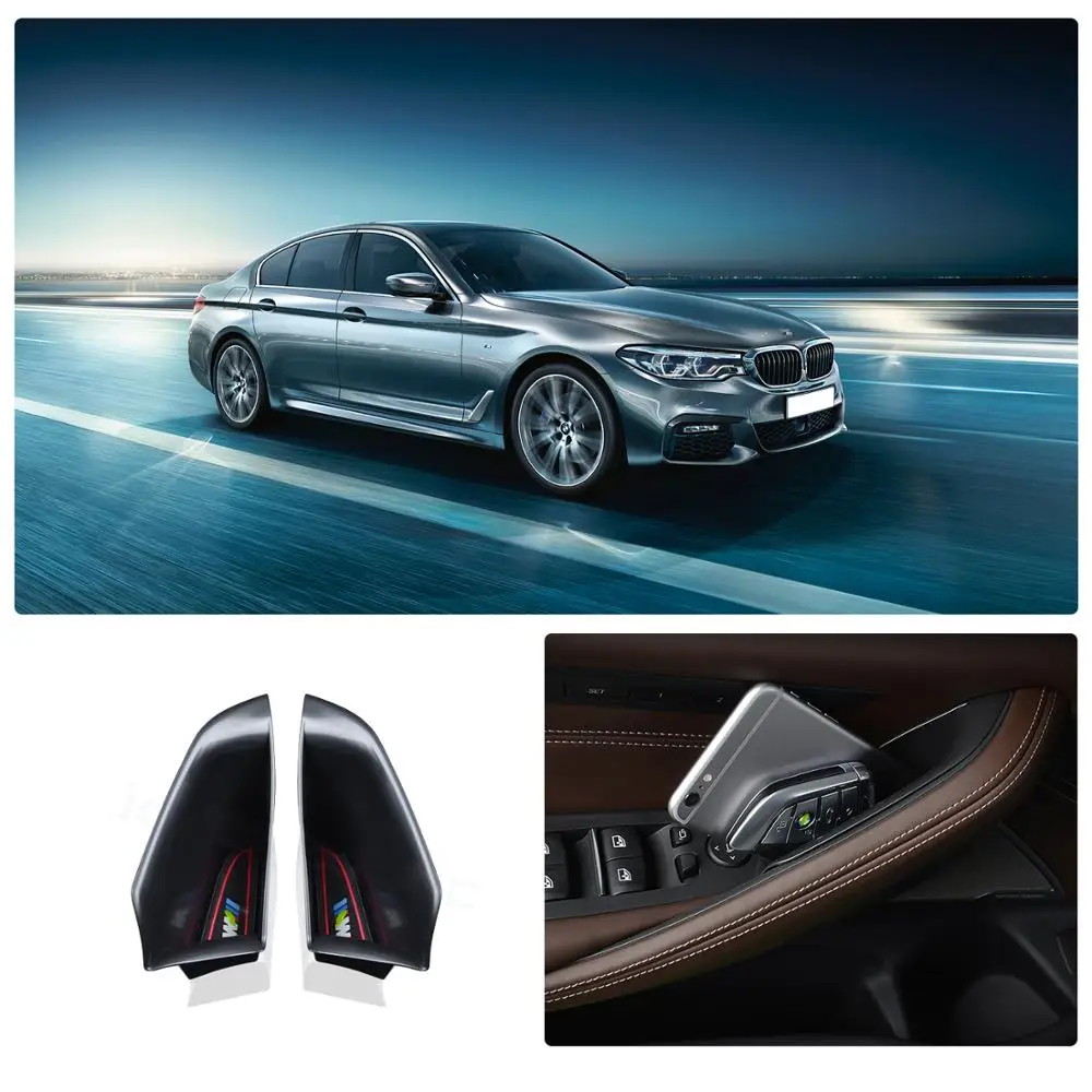 

RUIYA для BMW 5 серии G30 G31 Автомобильная дверь левая и правая сторона для хранения поддонов подлокотник контейнер коробка Авто аксессуары интер...