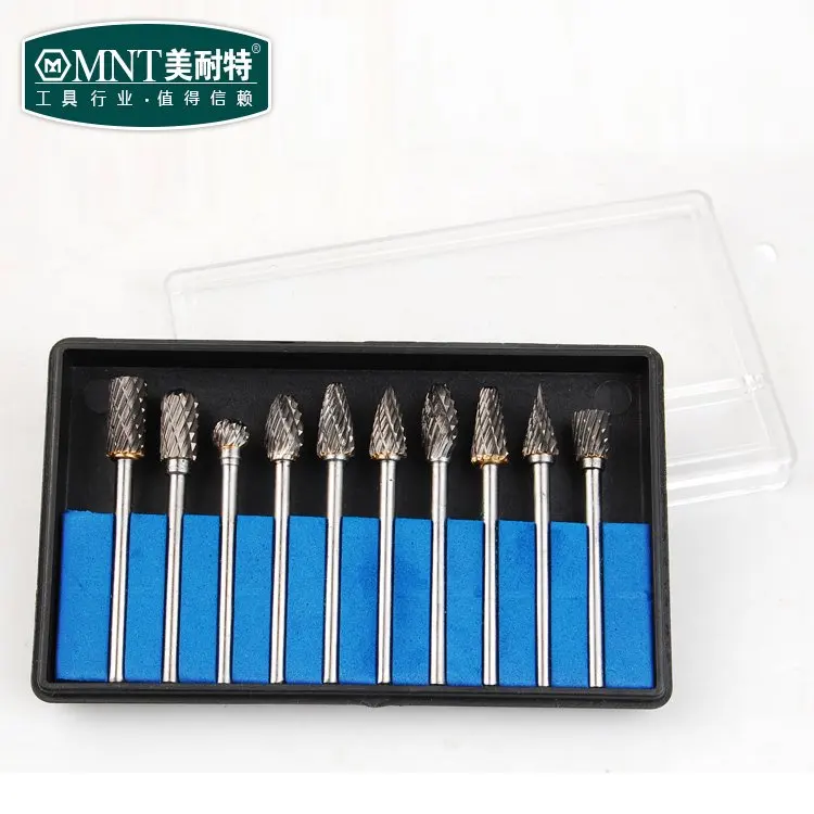 

Free Shipping shank 2.35mm Tungsten Carbide Burs Set Jewelry Tools Goldsmith Tools 10pcs/box