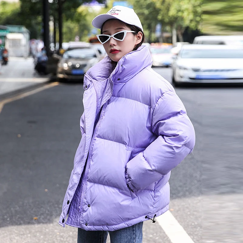 2018 New Winter Coat Women High Quality Parka Fashion Jacket Loose Thicken Bread Streetwear Windproof Outwears CO029 | Женская одежда