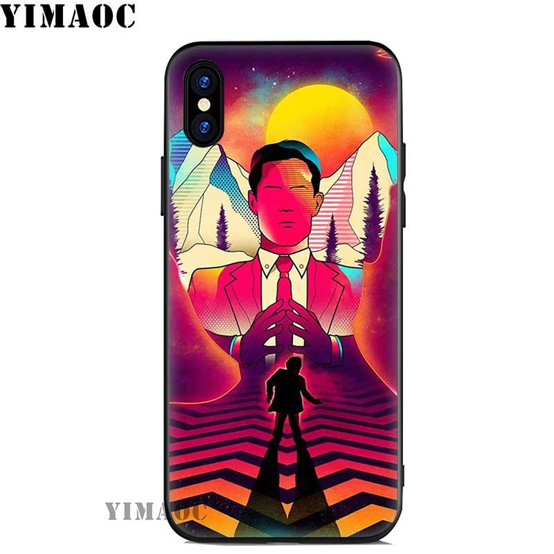 YIMAOC Twin Peaks Tv Shows Soft Silicone Case for iPhone 11 Pro Xr Xs Max X or 10 8 7 6 6S Plus 5 5S SE |