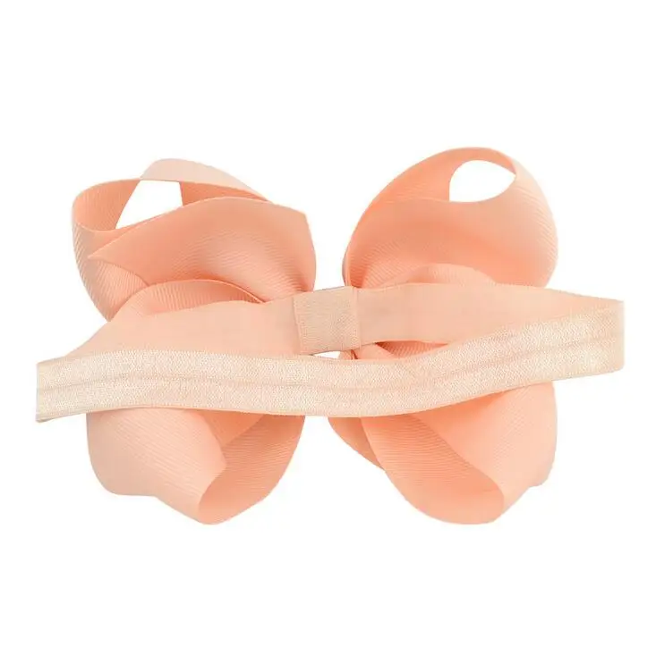 

20pcs Free shipping 6 inch extra large Solid Ribbon Jojobow with FOE Headband