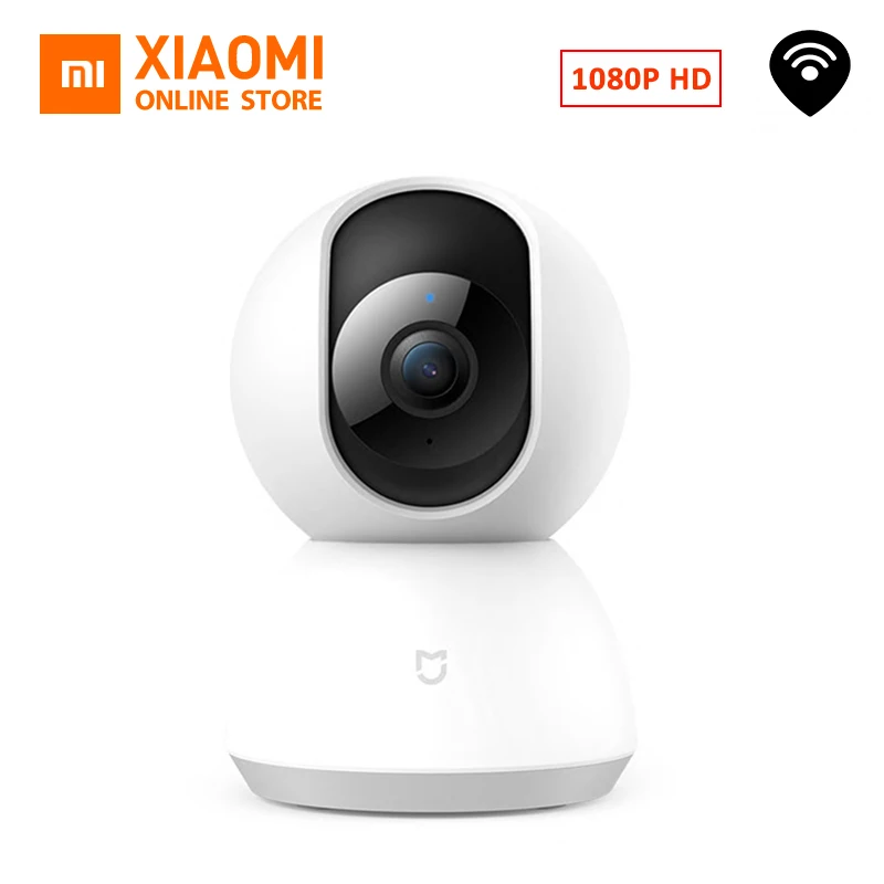 Английская версия Xiaomi Mijia смарт видеокамера 1080P WiFi панорамирование наклона
