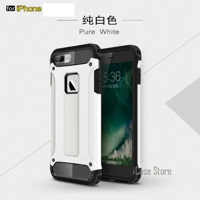 Закаленное стекло + телефон случаи Роскошный чехол для iPhone 7 Чехол Iphon мобильного