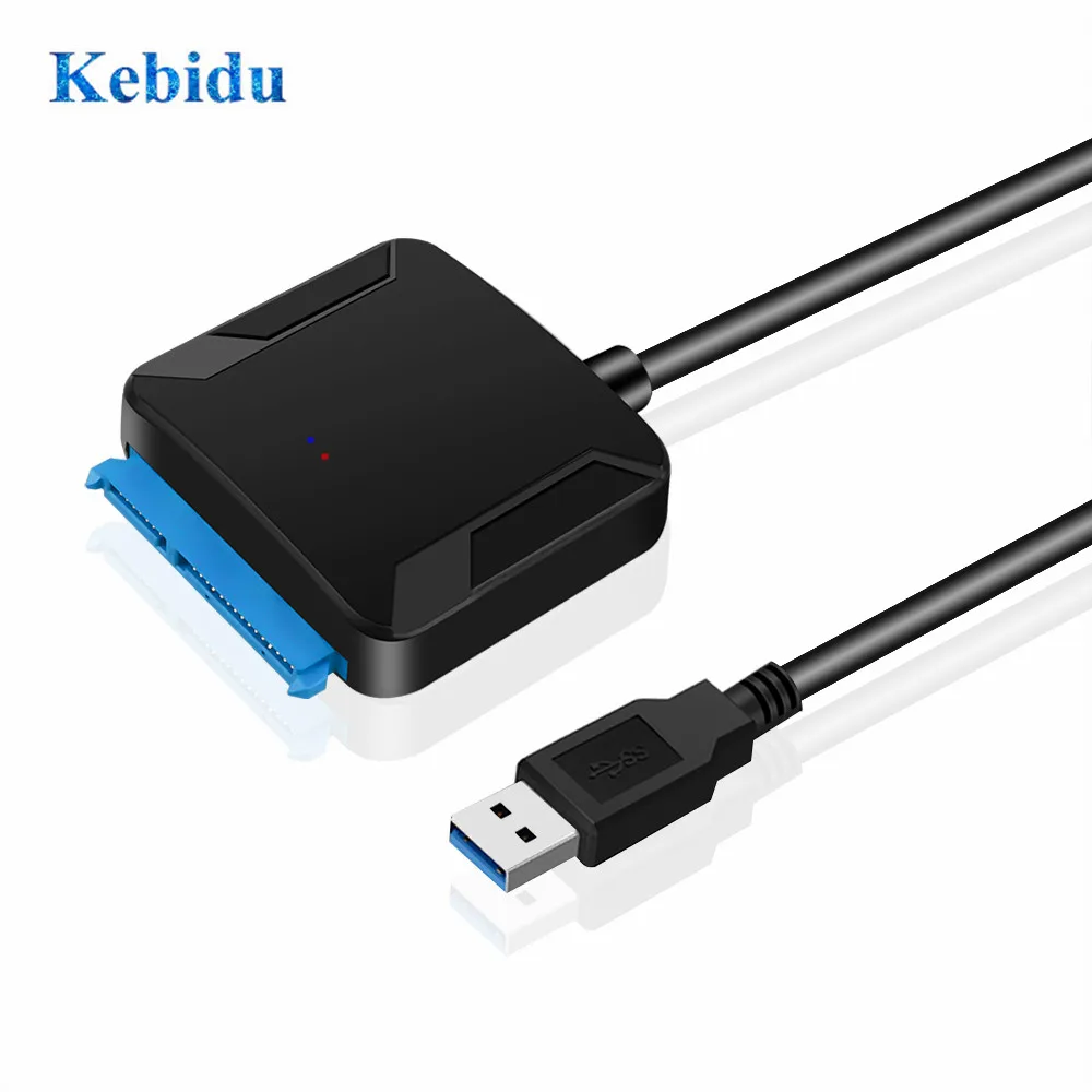 KEBIDU 22 контактный SATA USB 3 0 кабель адаптер конвертер 2 5 к для дюймового жесткого