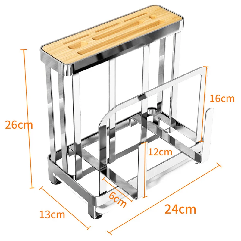 ACTIONCLUB кухонный держатель разделочной доски из нержавеющей стали нож посуда