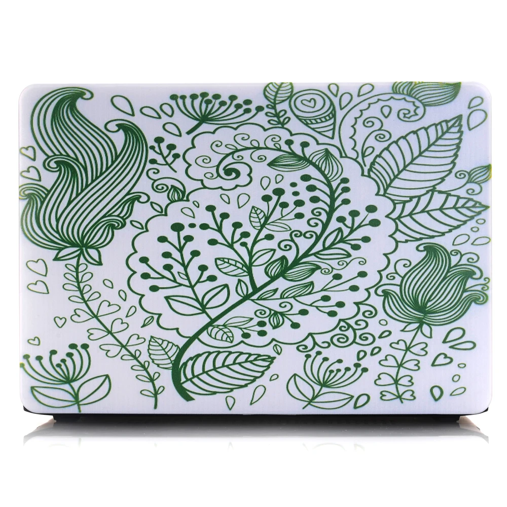 Защитный жесткий чехол в виде фруктов и листьев для MacBook 12 дюймов Air 11 13 Pro 15 Retina