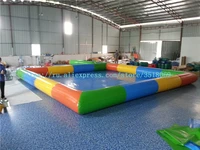 for sale 88 m square color pool pvc inflatable pool with thickened material suitable for business