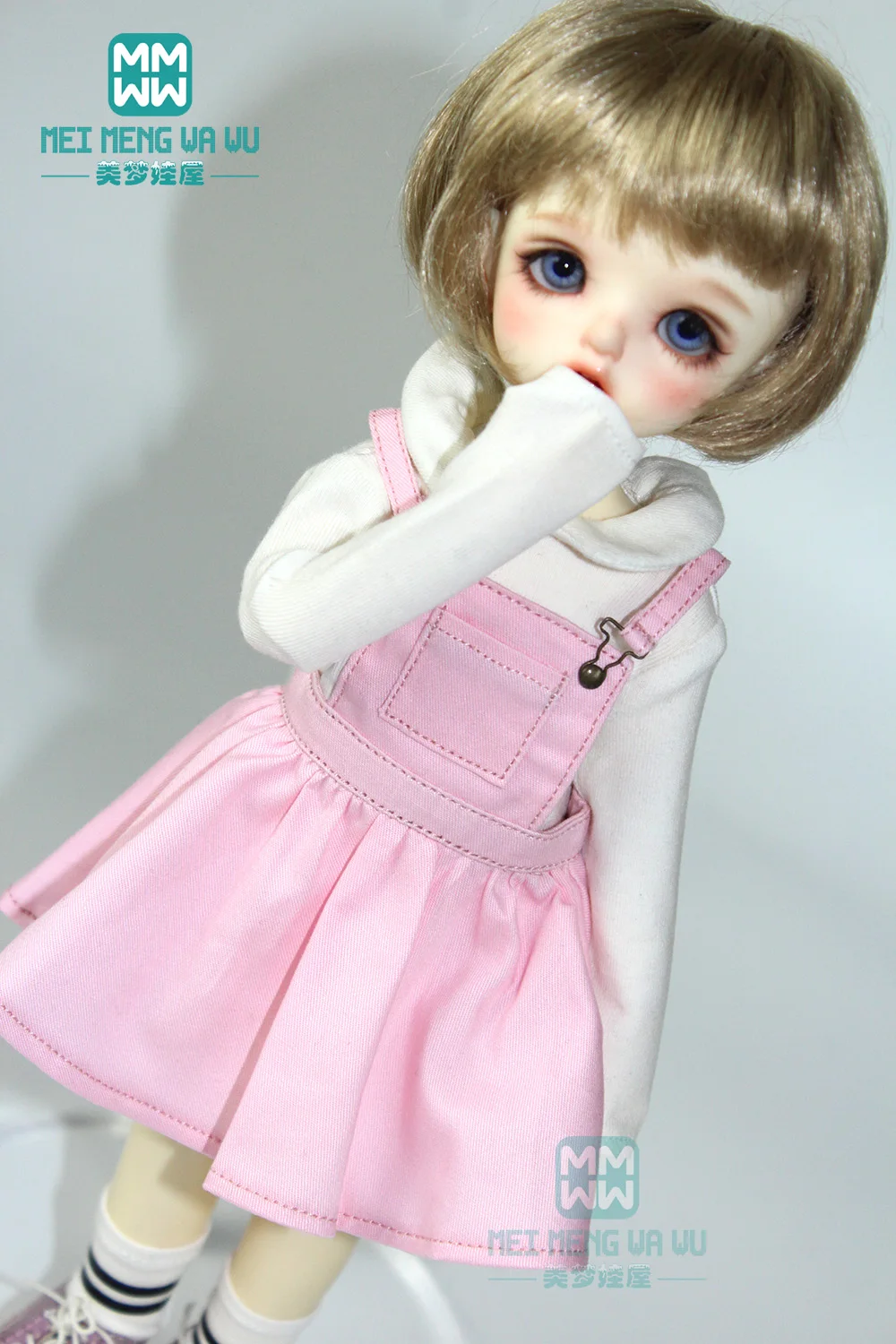 Одежда для куклы подходит 30 см 1/6 BJD YOSD кукла модное платье на бретелях розовый