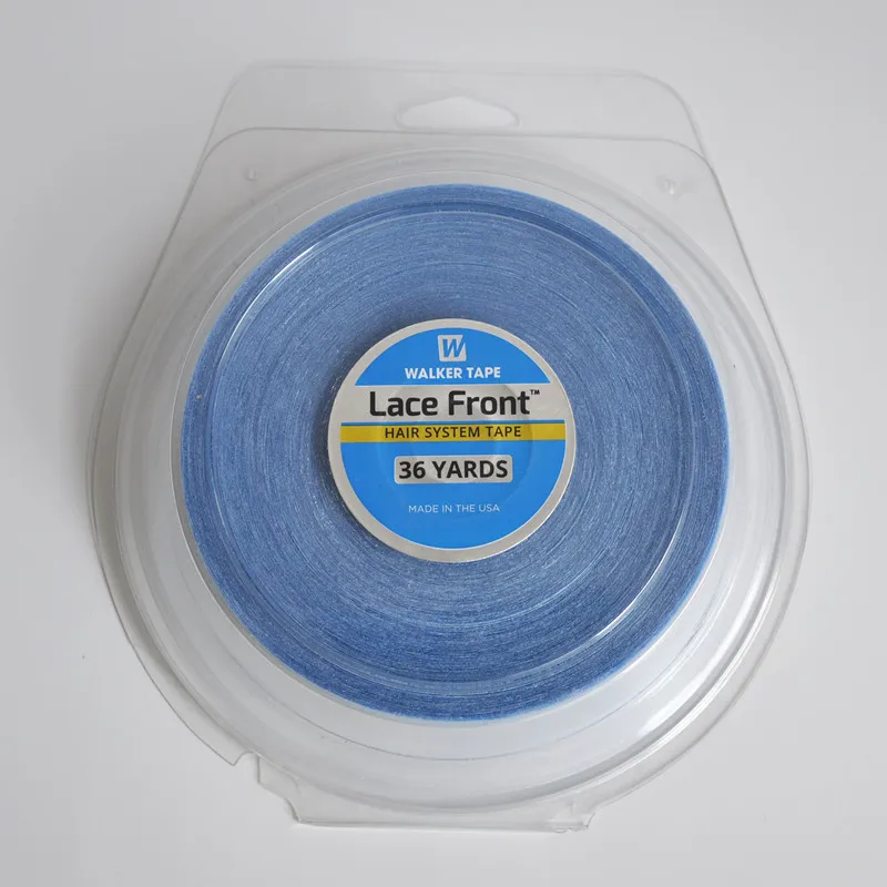 1inch(2.54cm)*36yards Blue Lace Front Wig Tape Double Sided Lace Tape For Hair Tape Extension/Toupee/Lace Wig/Hair Piece