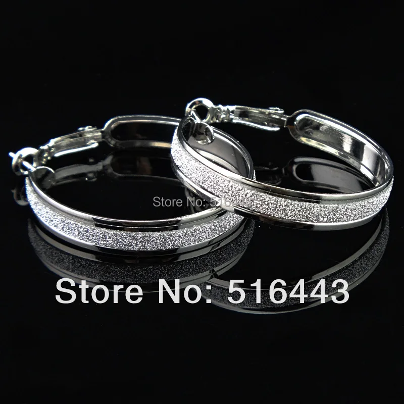 Лидер продаж 6 пар разные стильные модные Серебряные Матовые серьги подвески для