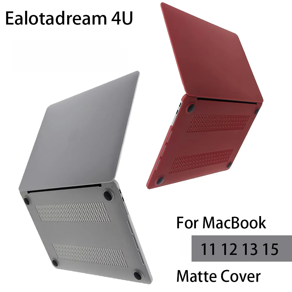 Slim For Macbook Air 13 Pro Laptop Case Hard PVC Matte Protective Cover Retina 11 12 15 | Компьютеры и офис