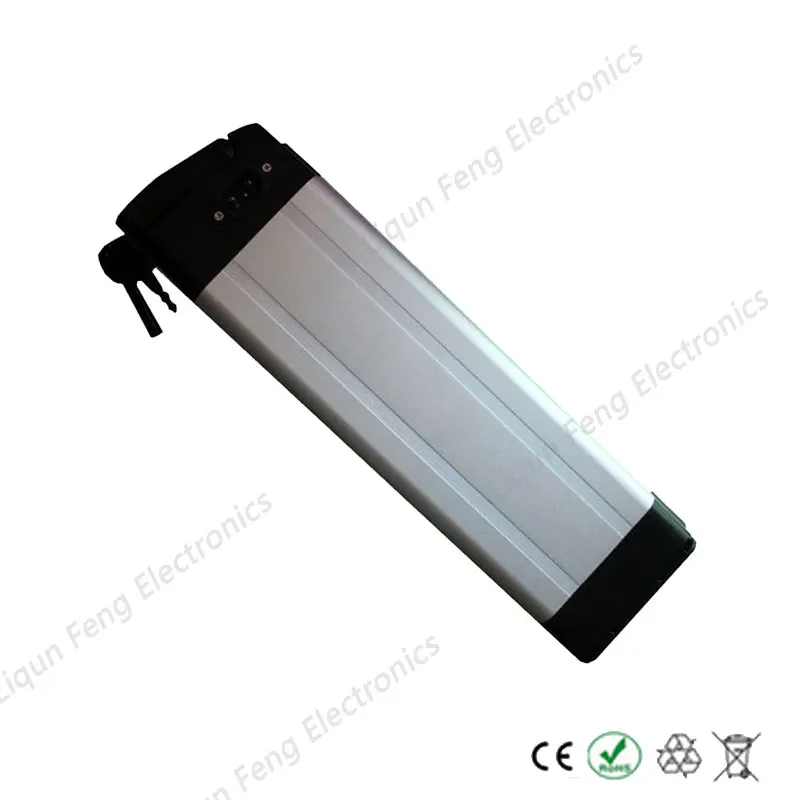 Серебряный рыбный электрический велосипед самокат литий-ионный аккумулятор 24 В