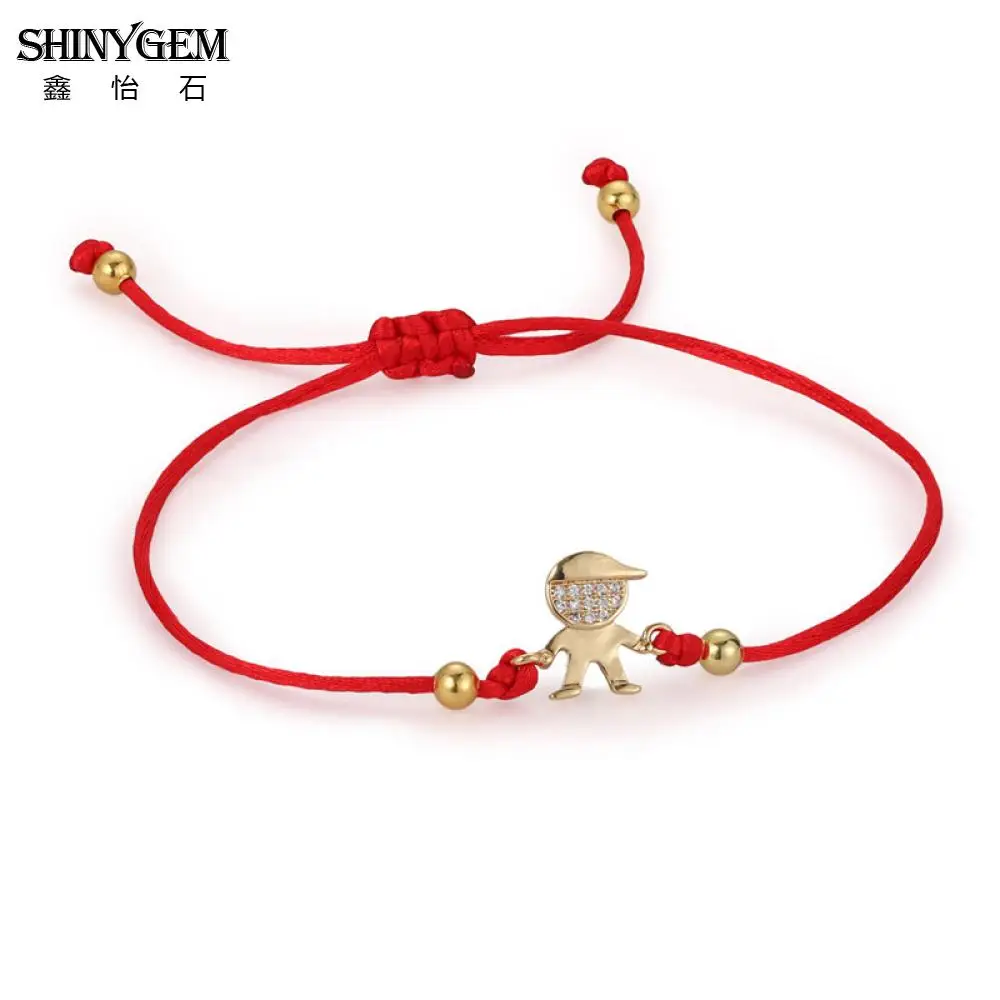 Браслеты на запястье ShinyGem регулируемые оплетенные браслеты ручной работы с