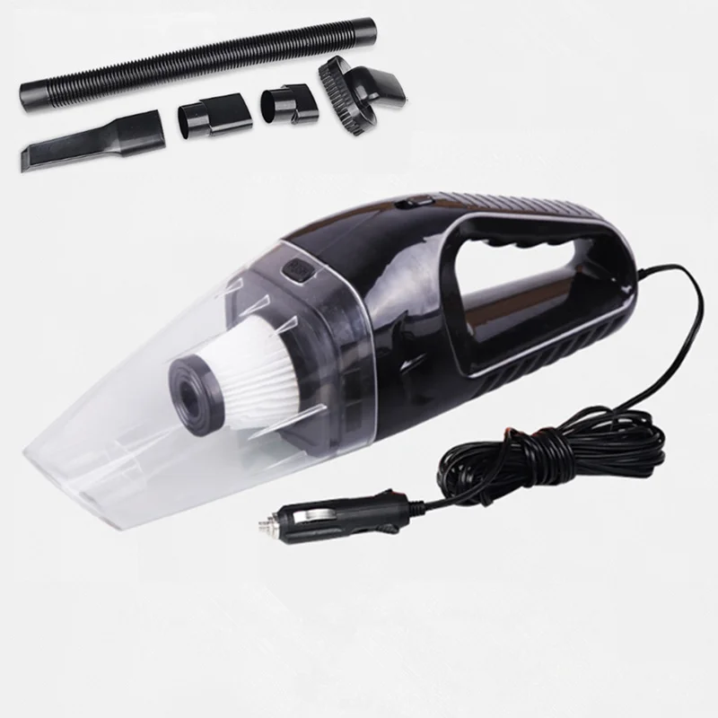 Black 120W 12V автомобиль Портативный ручной пылесос для сухой и влажной уборки двойной Применение для peugeot RCZ 206 207 208 301 307 308 406 407 408 508 2008 - Название цвета: Black