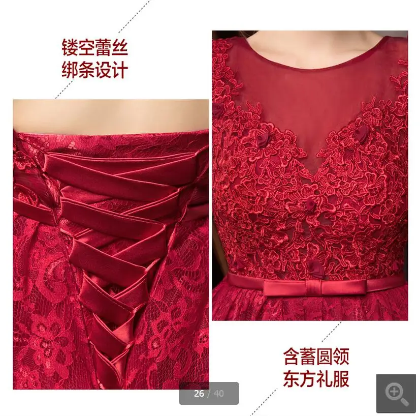 2017 модное короткое Кружевное платье для выпускного вечера с открытой спиной