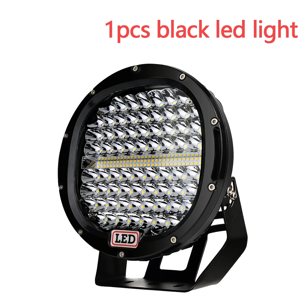 1 pcs black ADZOON 9 дюймов светодиодный дальнего света 378 Вт 12 в 24 В точечный прожектор для 4WD 4x4 для легких грузовиков и прицепов внедорожный Лодка ATV - Цвет: 1 pcs black