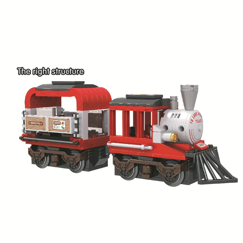 Новый Technic Trians 5089 экскурсионная площадка поезд город техника модель наборы