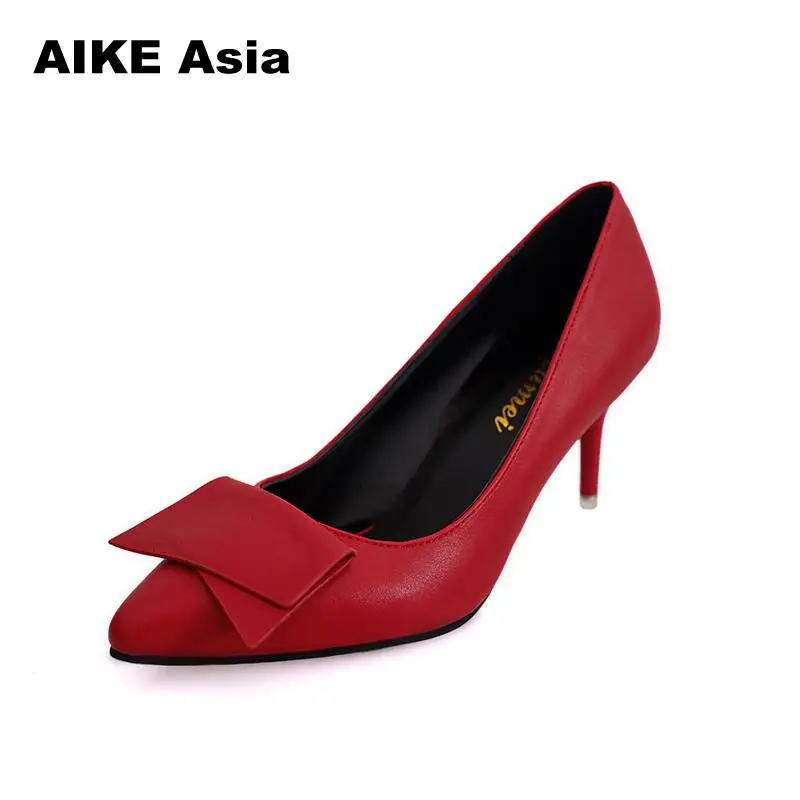 Модные женские туфли на высоком каблуке Милые пикантные лодочки Zapatos Mujer шпильке