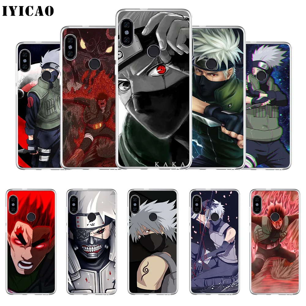 IYICAO Naruto Kakashi Guy Мягкий силиконовый чехол для телефона Xiaomi Mi 9 8 SE 6 A1 A2 Lite F1 MIX2S MIX3 TPU