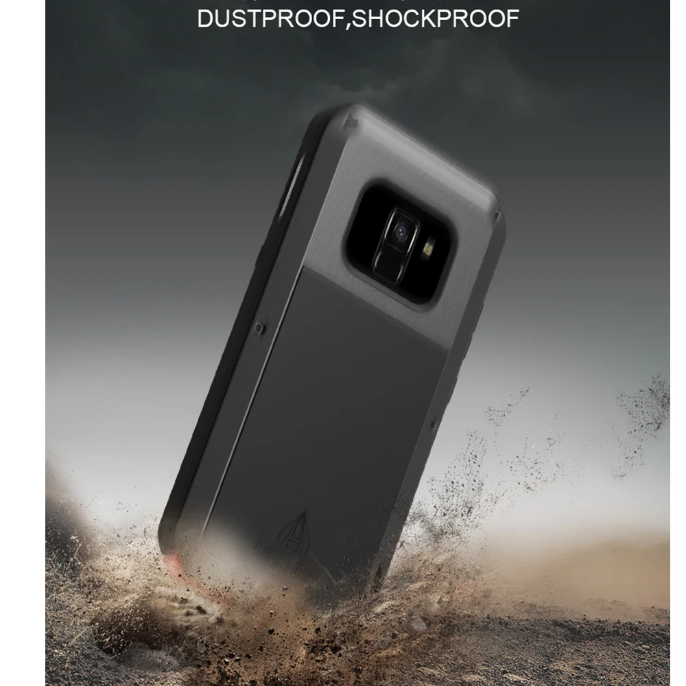 Love Mei Armor Case for Samsung Galaxy A8 Plus 2018 Shockproof Heavy Duty Waterproof Cover Hard Shell | Мобильные телефоны и