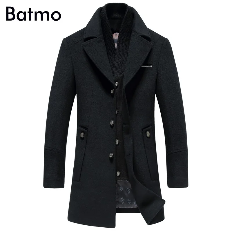 BATMO 2018 Новое поступление зимнее высококачественное шерстяное умное повседневное