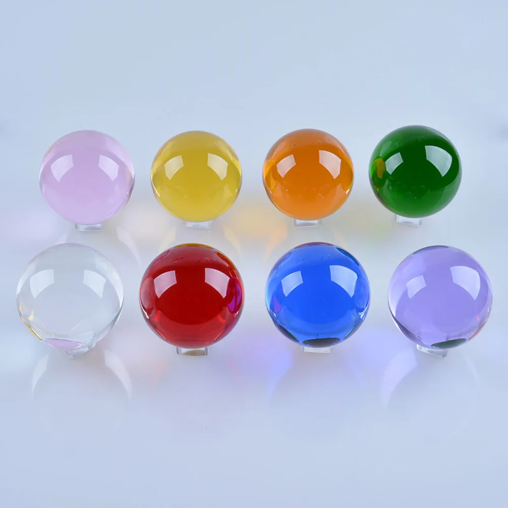 

50mm Crystal Ball Crystal Stand Asian Natural Quartz Clear Crystal Healing Quoted Ball Sphere 50mm SHIP FROM USA