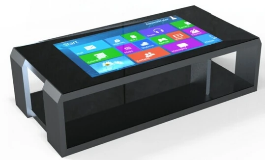 4K дисплей промышленный ПК интерактивный сенсорный стол WIFI/LAN/3G сетевая панель для