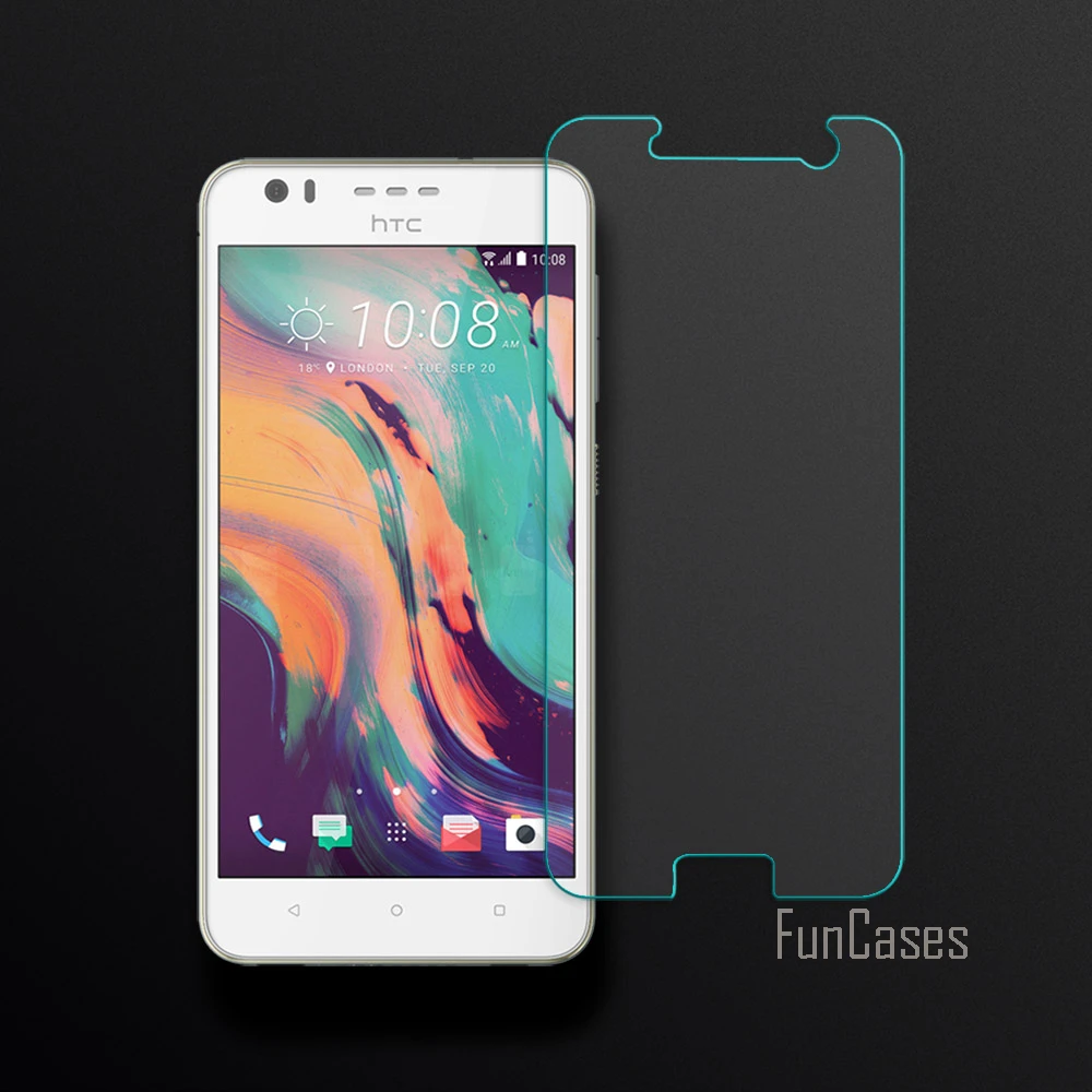 Защитная плёнка для экрана htc Desire 10 закаленное стекло 2.5D закругленные края