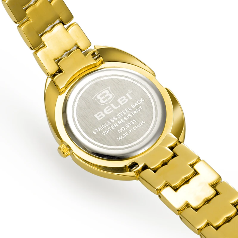 Belbi Women Watch Ladies Oval Alloy Steel Quartz Watches Dress Quartz-Watch Rhinestone Roman Art Gold Luxury Wristwatch Relojes | Наручные