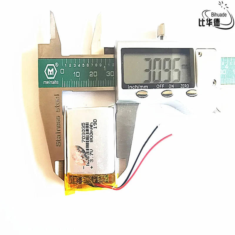 Liter energy battery Good Qulity 3.7V 800mAH 703035 Polymer lithium ion / Li-ion for tablet pc BANK GPS mp3 mp4 | Электроника