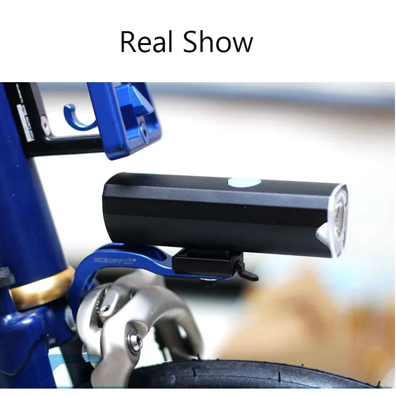 Aceoffix передний светильник для Brompton складной велосипед перезарядки 2600mAh 300 люмен CNC