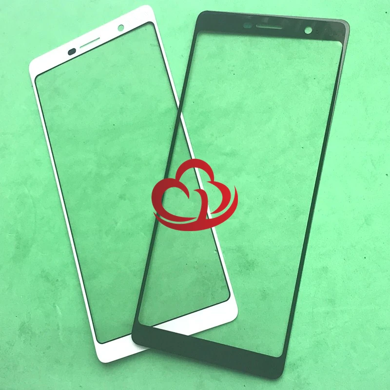 Замена переднего сенсорного ЖК-экрана стекла внешнего объектива для Nokia 7 Plus E7