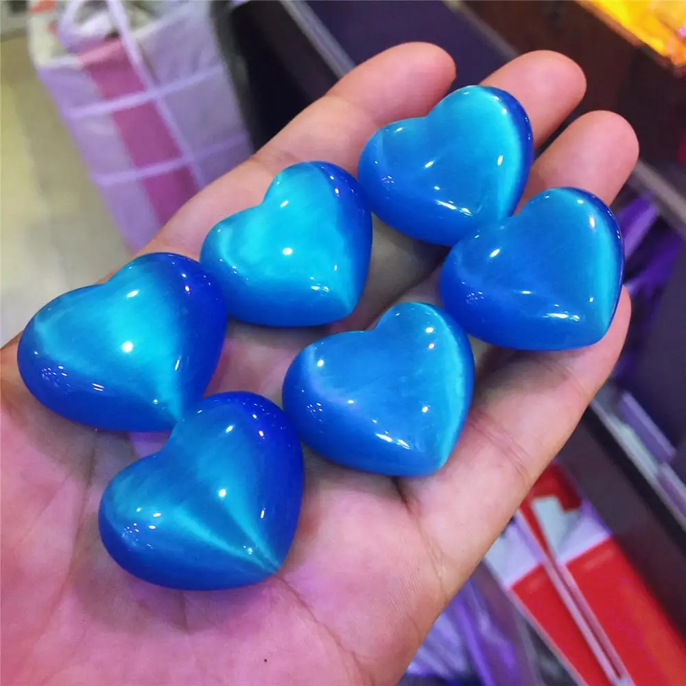 1 шт. бесплатная доставка натуральный камень синий кошачий глаз ручная работа