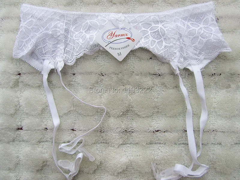 Женский сексуальный кружевной Цветочный Бандаж с бантом и тремя пряжками пояс