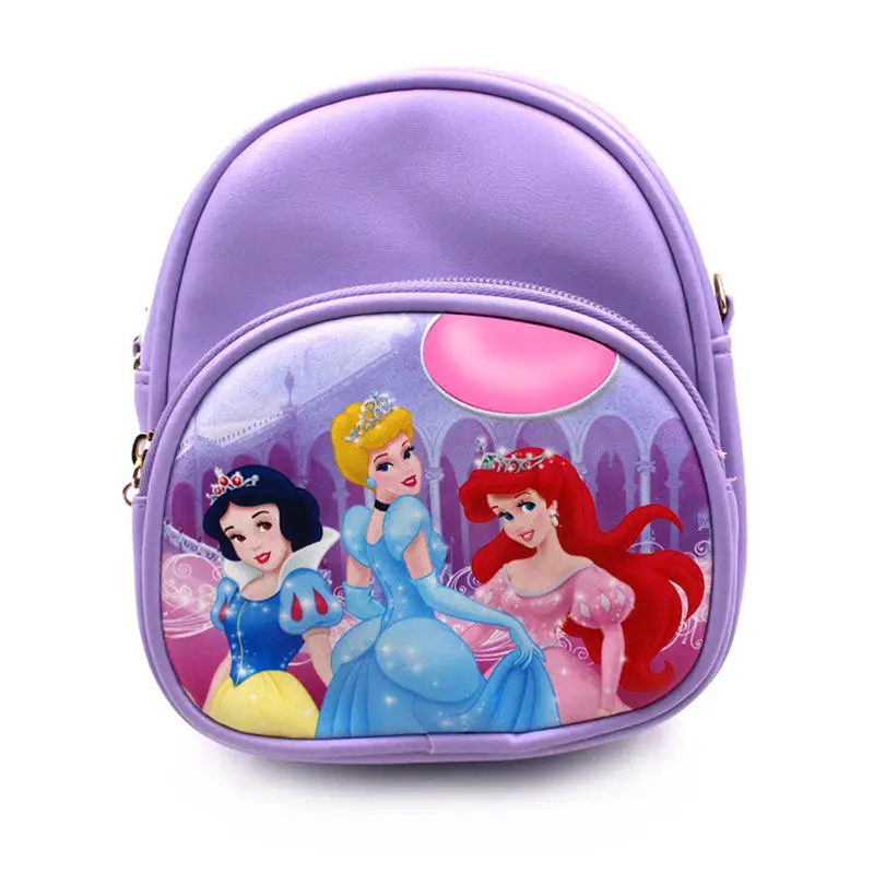 disney мини-платье принцессы дети мешок девочка рюкзак из искусственной кожи мобильный телефон с мультяшками сумка женская сумка ребенок детский сад мешок - Цвет: 2