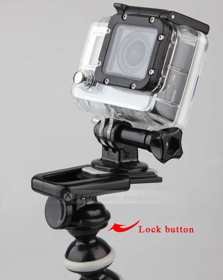 Гибкий автомобильный держатель с присоской для Gopro Hero 5 4 3 HD SJ4000 SJ5000 SJ6000 Mini