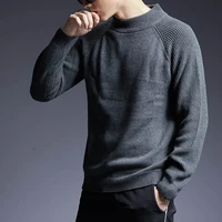 new fashion brand sweater man pullovers turtleneck slim fit jumpers knitwear thick autumn korean style casual mens clothes