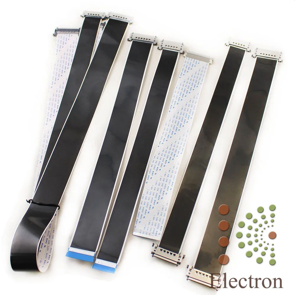 Универсальный Кабель FFC Для подсветки ТВ монитора панель 4K HD 7 шт. 51pin 41pin 30pin