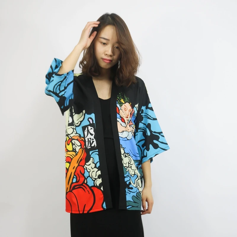 Женское кимоно yukata Длинная блузка в традиционном стиле модель FF001 2019|Одежда Азии