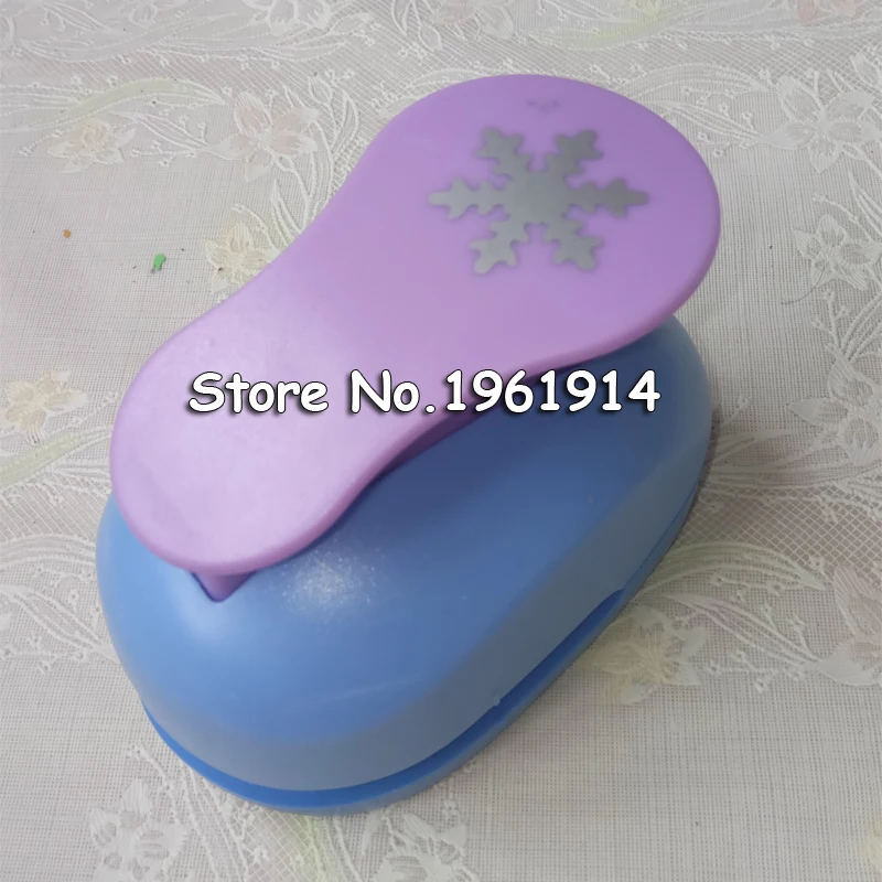 Дырокол для снежинок детский перфоратор большого размера 2 дюйма цветочный