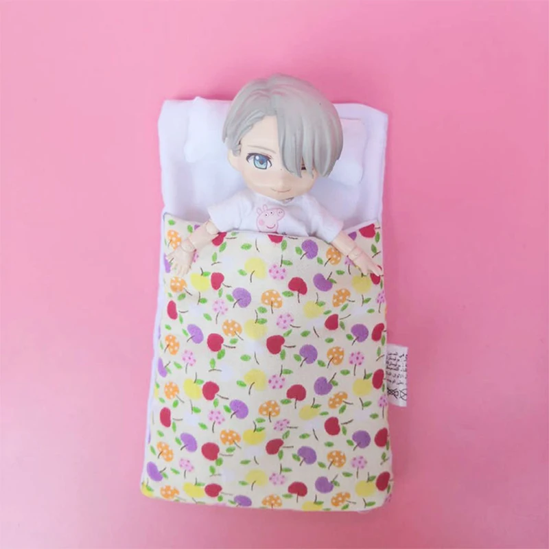 Спальный мешок для куклы OB11 1/12 BJD 16 см в длину аксессуары 2 цвета|Куклы| |