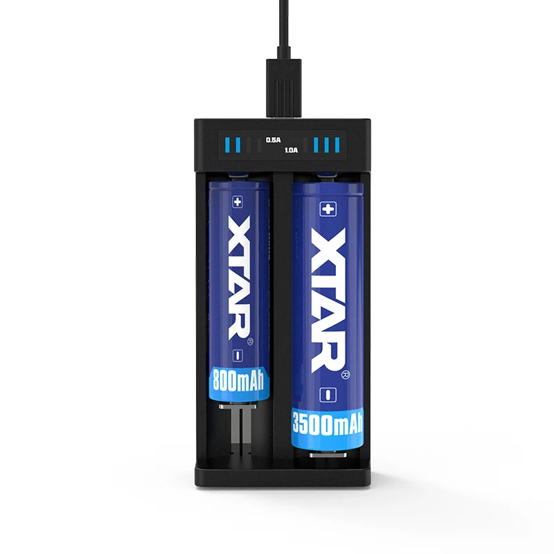 XTAR MC2 PLUS мини USB литий ионный аккумулятор зарядное устройство универсальное 3 7 В